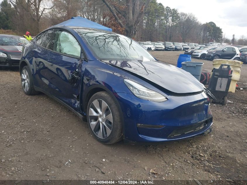 2022 TESLA MODEL Y LONG RANGE DUAL MOTOR ALL-WHEEL DRIVE - 7SAYGDEE2NF363664