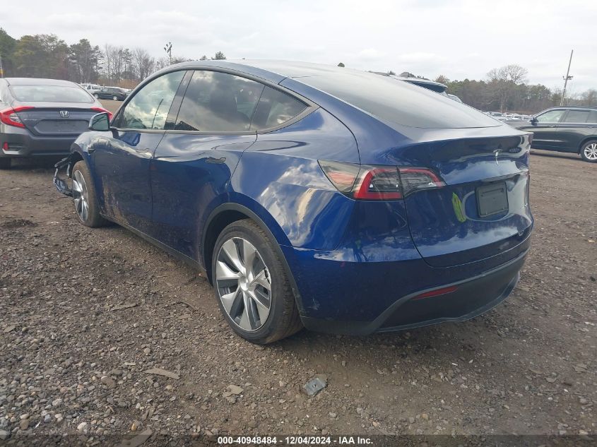 2022 TESLA MODEL Y LONG RANGE DUAL MOTOR ALL-WHEEL DRIVE - 7SAYGDEE2NF363664