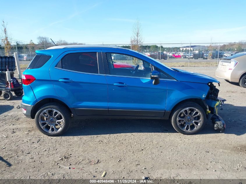 2020 Ford Ecosport Titanium VIN: MAJ6S3KL7LC339778 Lot: 40948496