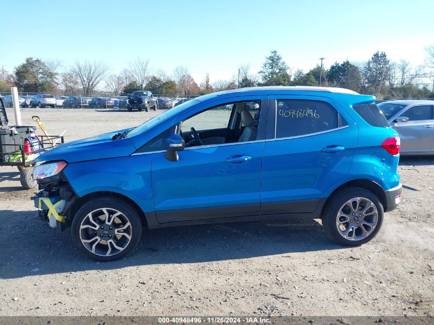 2020 Ford Ecosport Titanium VIN: MAJ6S3KL7LC339778 Lot: 40948496