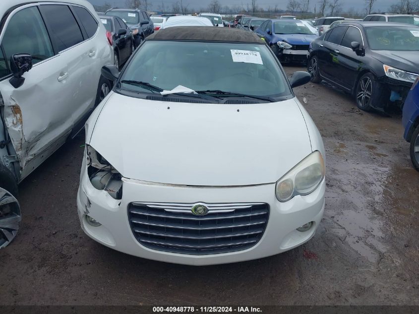 2005 Chrysler Sebring Limited VIN: 1C3EL65R15N662191 Lot: 40948778