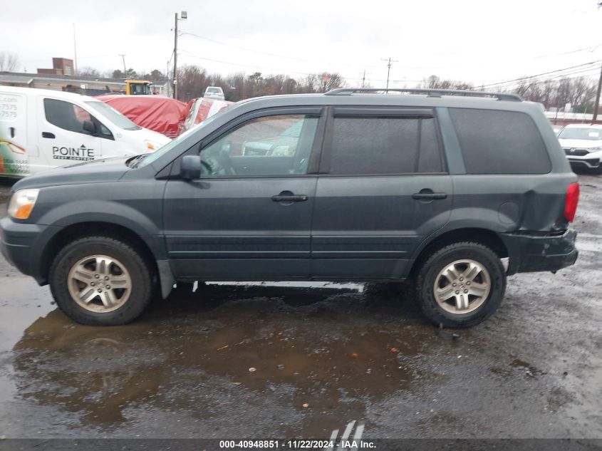 2003 Honda Pilot Ex-L VIN: 2HKYF18623H577510 Lot: 40948851