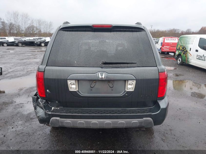 2003 Honda Pilot Ex-L VIN: 2HKYF18623H577510 Lot: 40948851