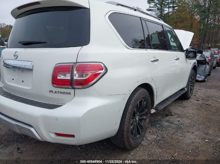 2017 Nissan Armada Platinum VIN: JN8AY2ND4H9009882 Lot: 40948904