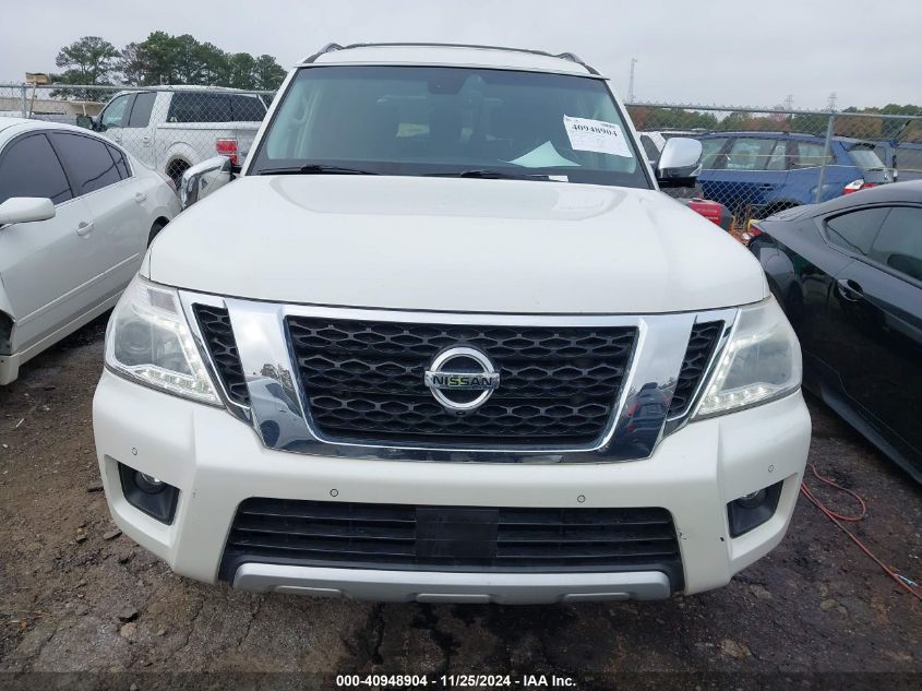 2017 Nissan Armada Platinum VIN: JN8AY2ND4H9009882 Lot: 40948904