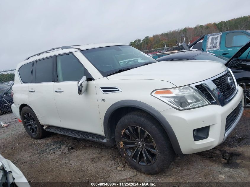 2017 Nissan Armada Platinum VIN: JN8AY2ND4H9009882 Lot: 40948904