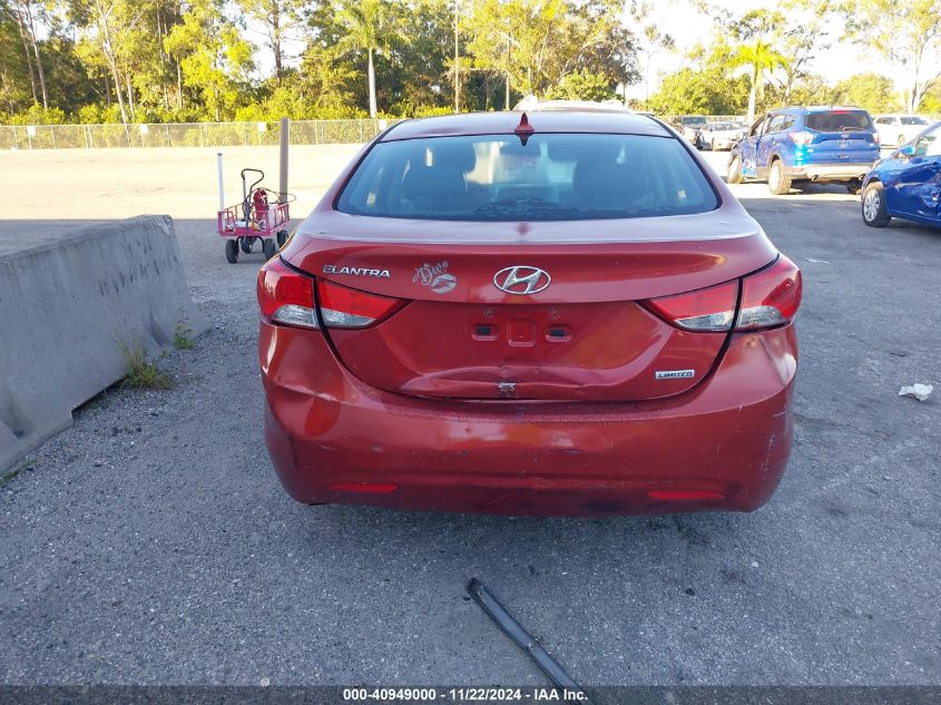 2013 Hyundai Elantra Limited VIN: KMHDH4AE0DU748978 Lot: 40949000