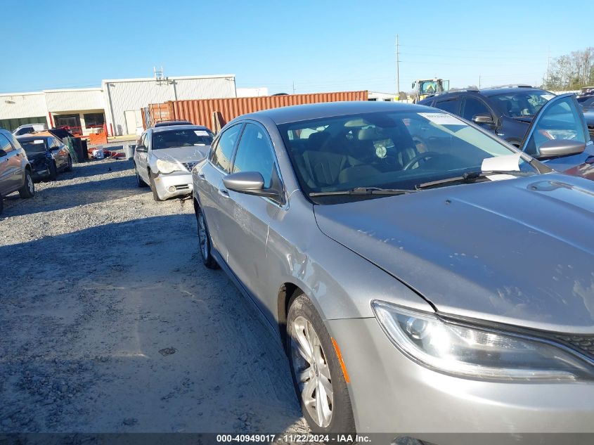 2015 Chrysler 200 Limited VIN: 1C3CCCAB1FN528426 Lot: 40949017