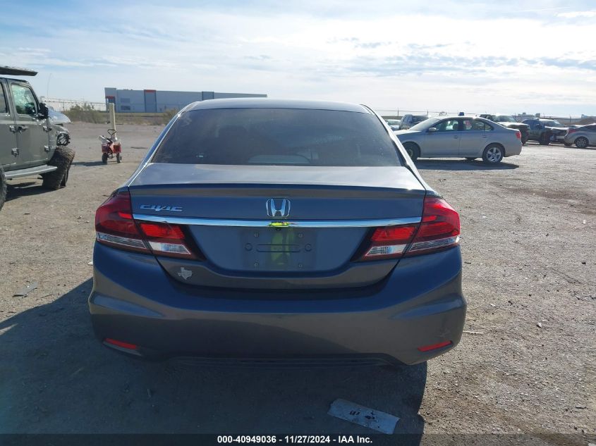 VIN 19XFB2F80EE001452 2014 Honda Civic, EX no.16