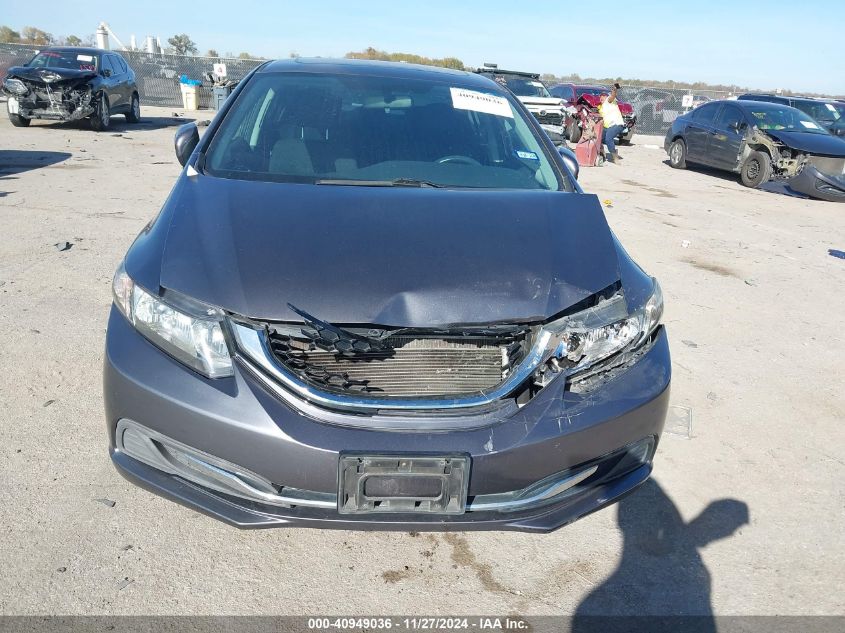 VIN 19XFB2F80EE001452 2014 Honda Civic, EX no.6