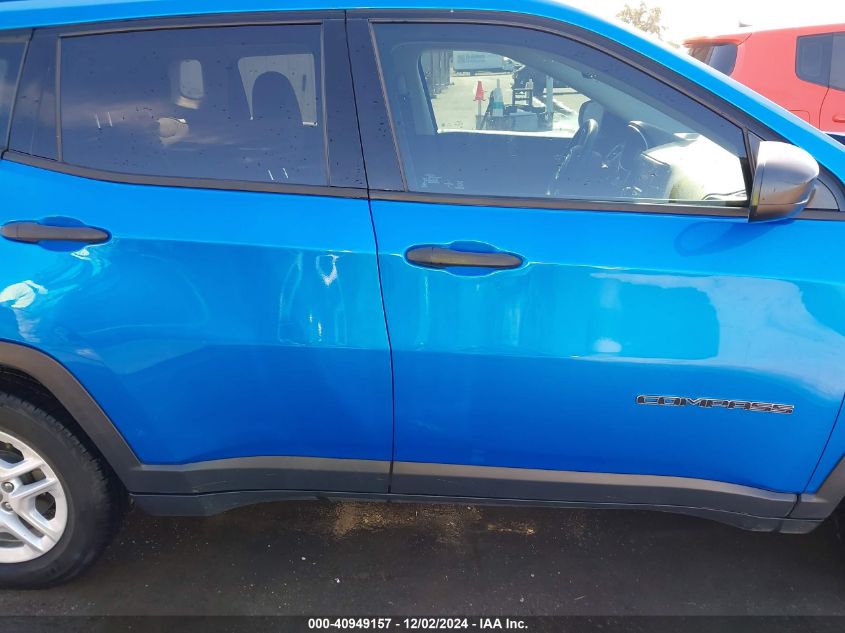 2018 Jeep Compass Sport Fwd VIN: 3C4NJCAB2JT462861 Lot: 40949157