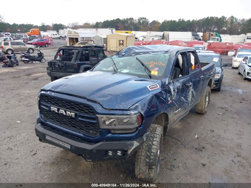 2022 Ram 2500 Tradesman 4X4 6'4 Box VIN: 3C6UR5CLXNG221898 Lot: 40949184