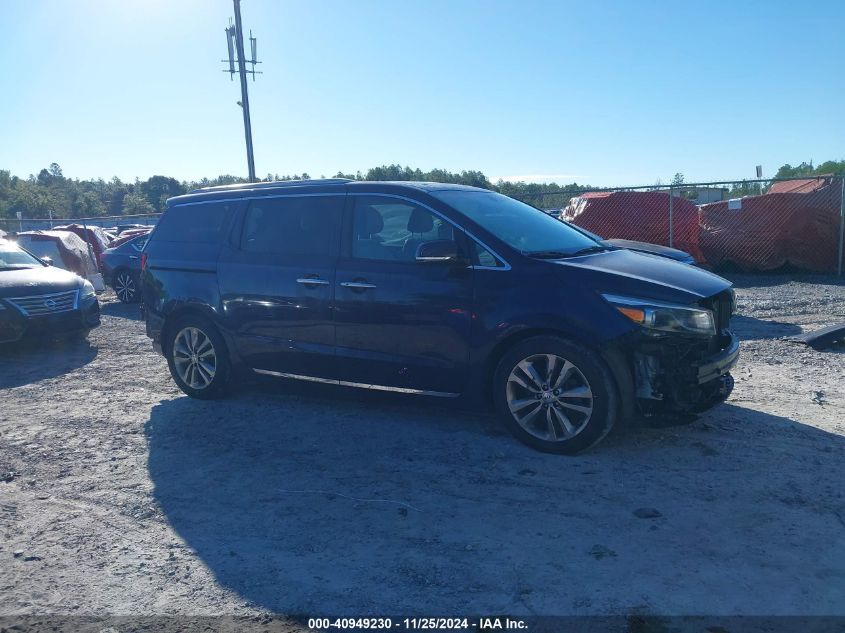 2018 Kia Sedona Sx Limited VIN: KNDME5C1XJ6396716 Lot: 40949230