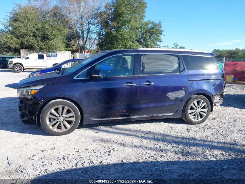 2018 Kia Sedona Sx Limited VIN: KNDME5C1XJ6396716 Lot: 40949230