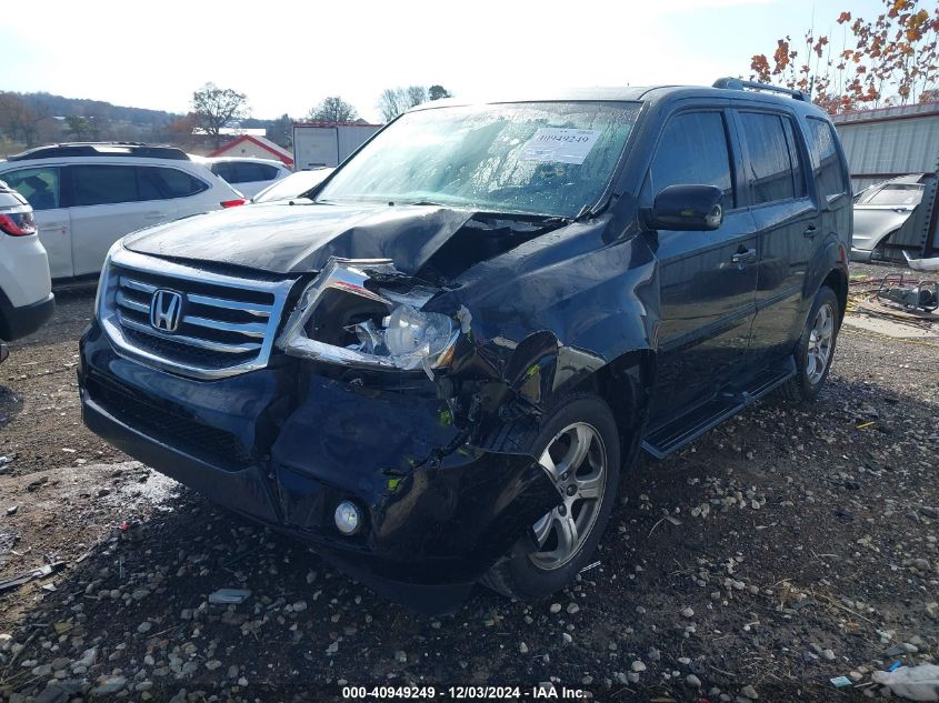 VIN 5FNYF4H72DB021479 2013 Honda Pilot, Ex-L no.2