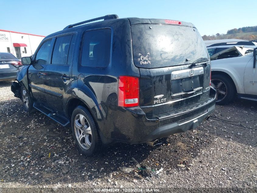 VIN 5FNYF4H72DB021479 2013 Honda Pilot, Ex-L no.3