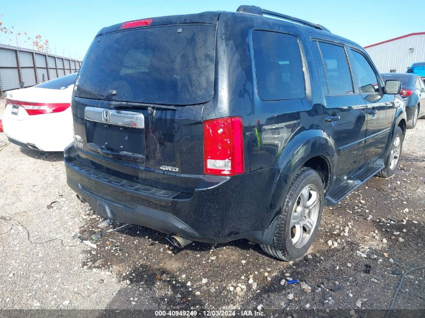 VIN 5FNYF4H72DB021479 2013 Honda Pilot, Ex-L no.4