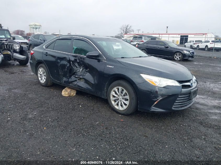 VIN 4T1BD1FK4FU166580 2015 Toyota Camry, Hybrid LE no.1