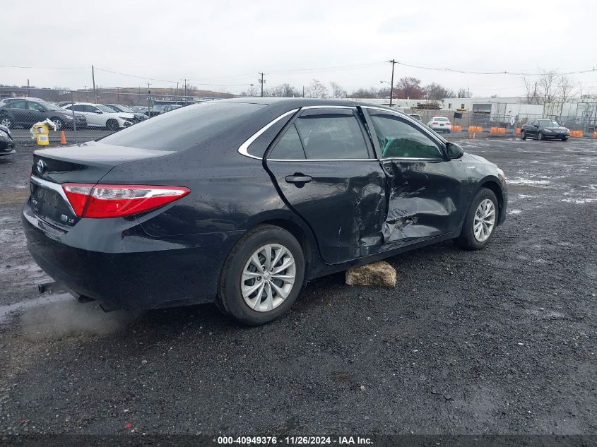 VIN 4T1BD1FK4FU166580 2015 Toyota Camry, Hybrid LE no.4