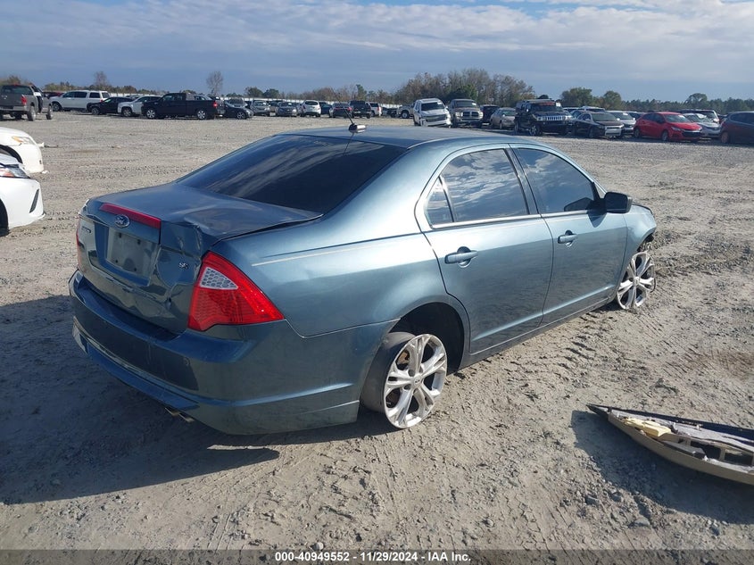 2012 FORD FUSION VIN: 3FAHP0HA4CR388453