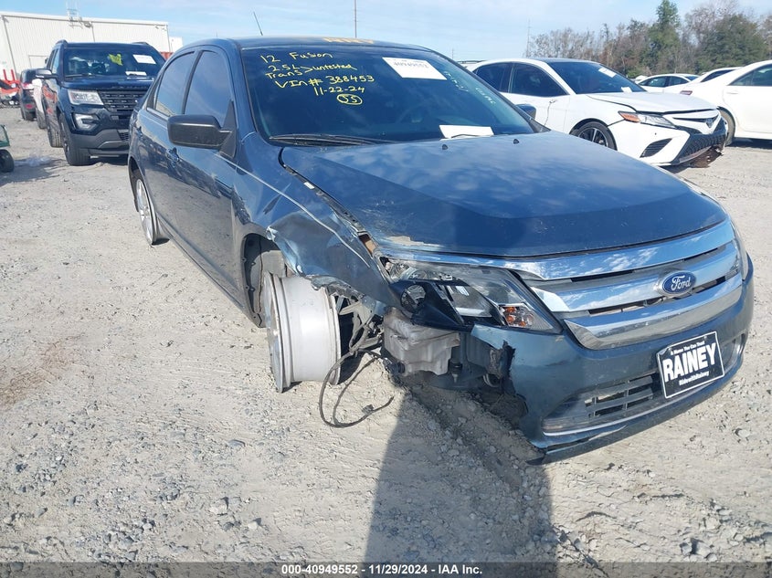 2012 FORD FUSION VIN: 3FAHP0HA4CR388453