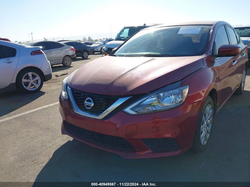 2016 Nissan Sentra Sv VIN: 3N1AB7APXGL683375 Lot: 40949567