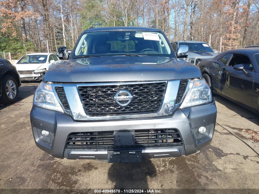 2019 Nissan Armada Platinum VIN: JN8AY2NE4K9755846 Lot: 40949570