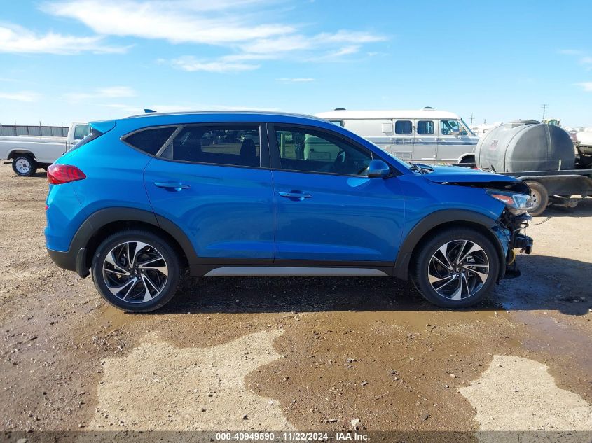 2021 Hyundai Tucson Sport VIN: KM8J33ALXMU301603 Lot: 40949590