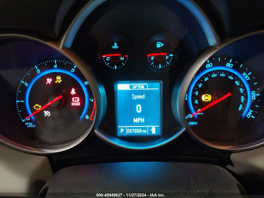 2016 CHEVROLET CRUZE LIMITED LT - 1G1PE5SB6G7105048