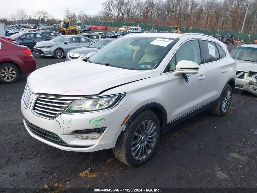 VIN 5LMCJ2A90FUJ18031 2015 LINCOLN MKC no.2