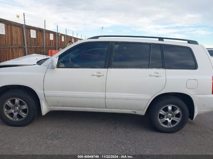 2004 Toyota Highlander V6 VIN: JTEEP21A640066820 Lot: 40949749