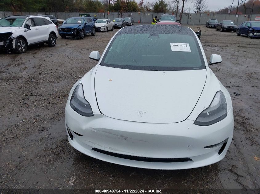 2021 Tesla Model 3 Standard Range Plus Rear-Wheel Drive VIN: 5YJ3E1EA9MF982687 Lot: 40949754