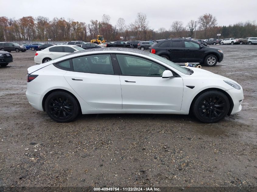 2021 Tesla Model 3 Standard Range Plus Rear-Wheel Drive VIN: 5YJ3E1EA9MF982687 Lot: 40949754