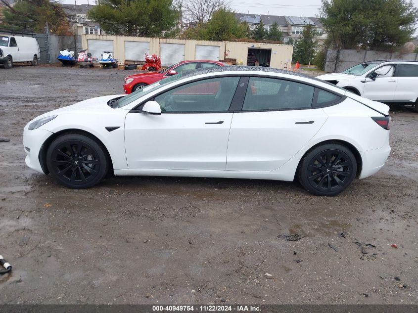 2021 Tesla Model 3 Standard Range Plus Rear-Wheel Drive VIN: 5YJ3E1EA9MF982687 Lot: 40949754