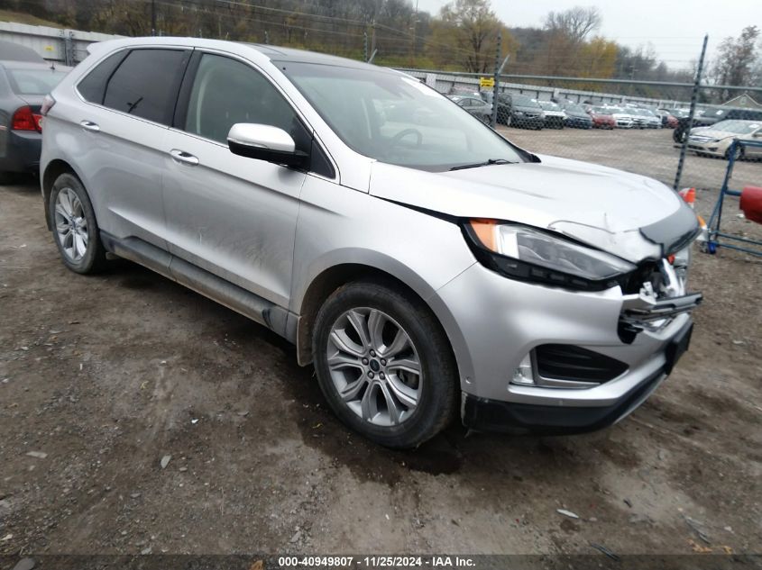 VIN 2FMPK4K99KBB82077 2019 FORD EDGE no.1