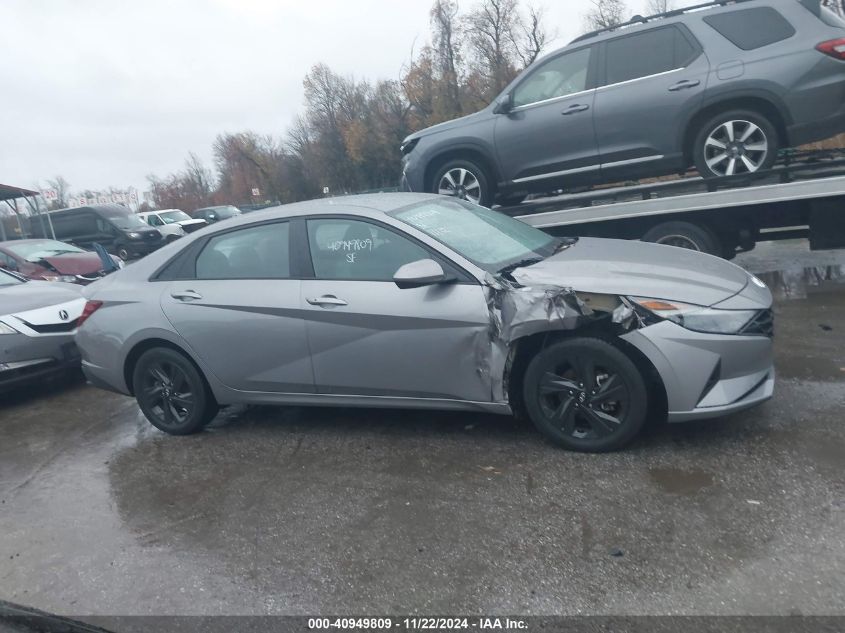 2022 Hyundai Elantra Hybrid Blue VIN: KMHLM4AJ7NU014666 Lot: 40949809