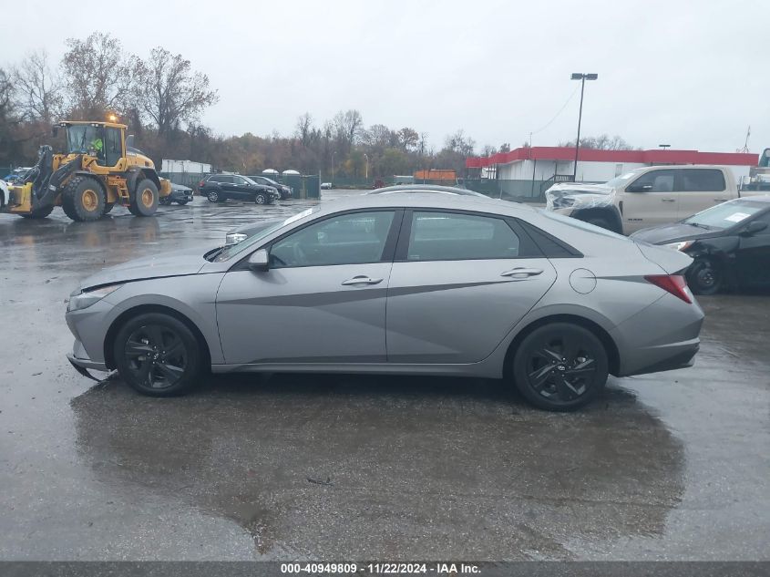 2022 Hyundai Elantra Hybrid Blue VIN: KMHLM4AJ7NU014666 Lot: 40949809