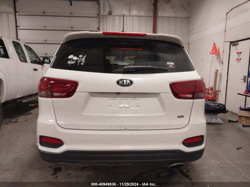 2019 Kia Sorento 2.4L L VIN: 5XYPG4A38KG611322 Lot: 40949836