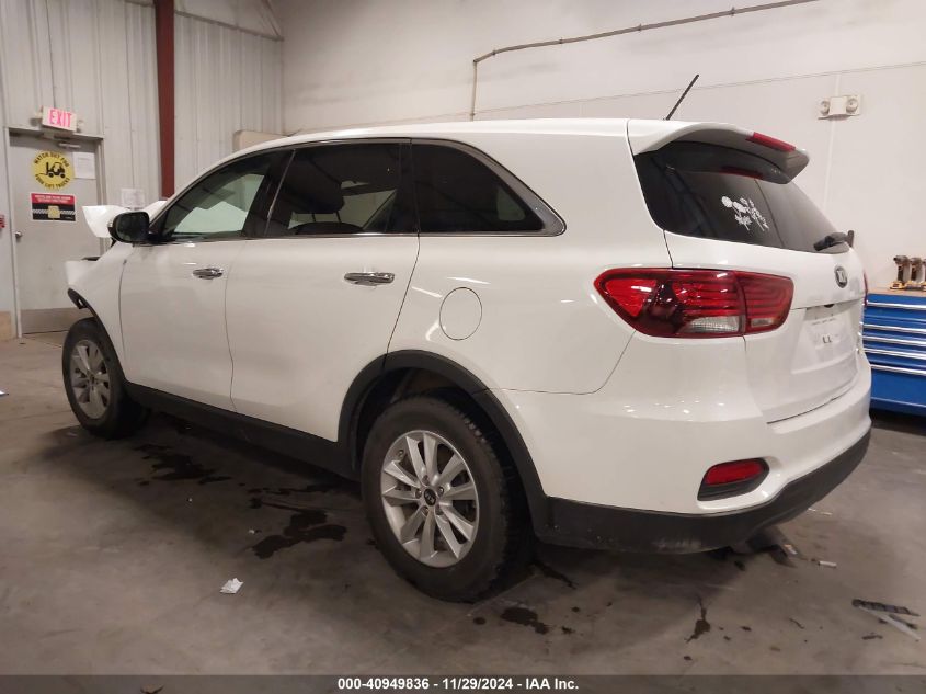 VIN 5XYPG4A38KG611322 2019 KIA Sorento, 2.4L L no.3