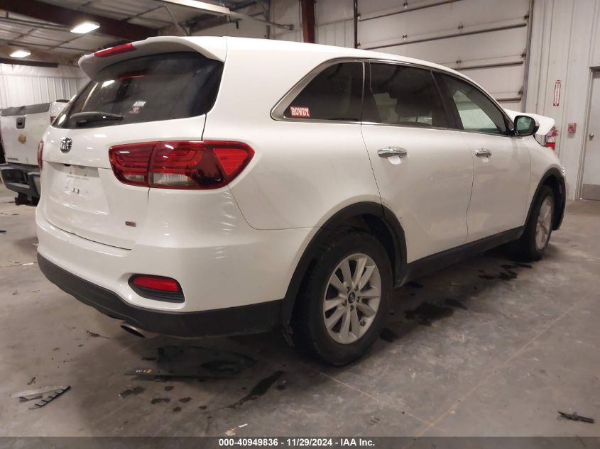 VIN 5XYPG4A38KG611322 2019 KIA Sorento, 2.4L L no.4