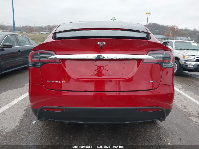 2016 Tesla Model X 60D/70D/75D/90D/P100D VIN: 5YJXCBE21GF021396 Lot: 40949854