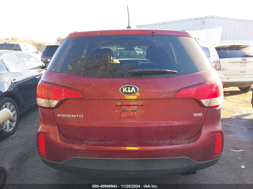 VIN 5XYKT3A66FG629740 2015 KIA Sorento, LX no.16