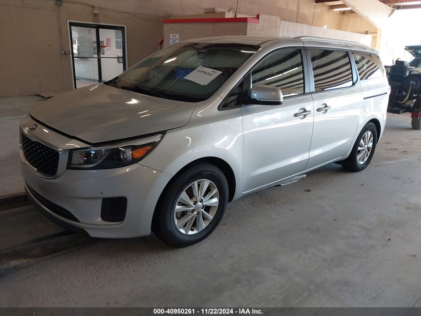 Vin: kndmb5c11h6281893, lot: 41440057, kia sedona lx 20172