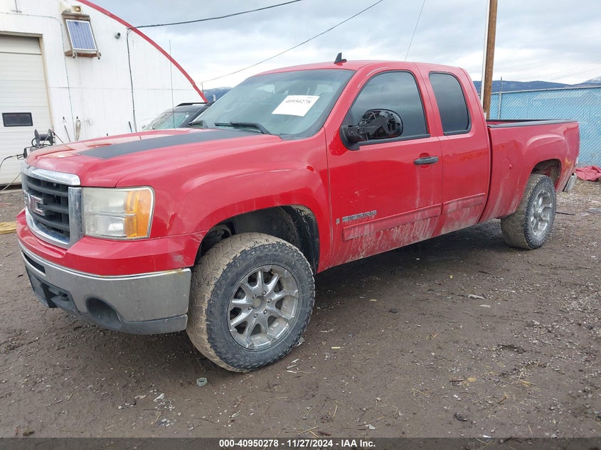 2009 GMC SIERRA VIN: 1GTEK29049Z141161