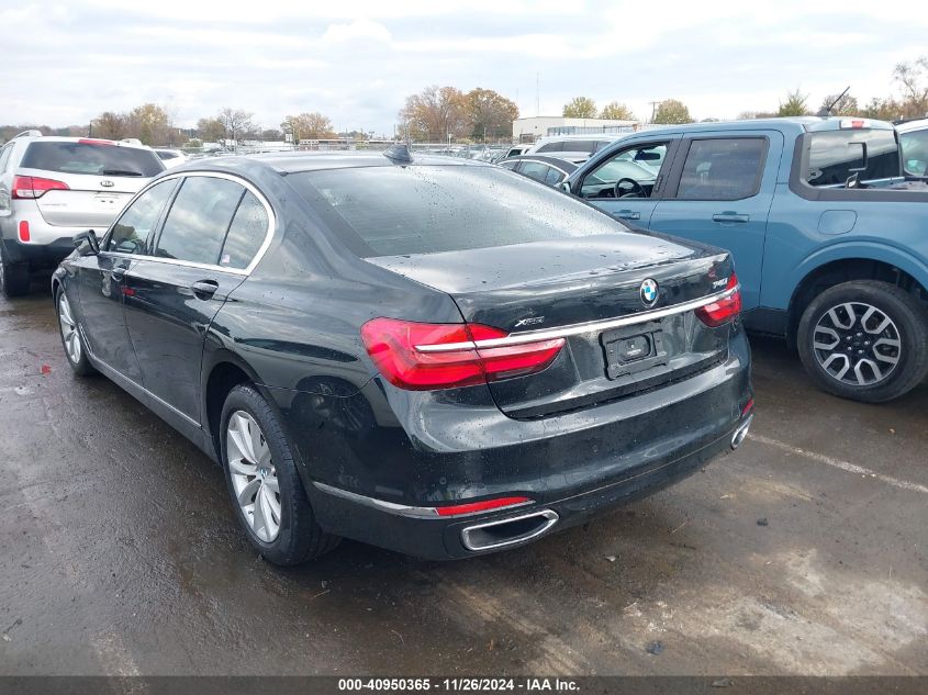 VIN WBA7E4C33HGV23297 2017 BMW 7 Series, 740I Xdrive no.3