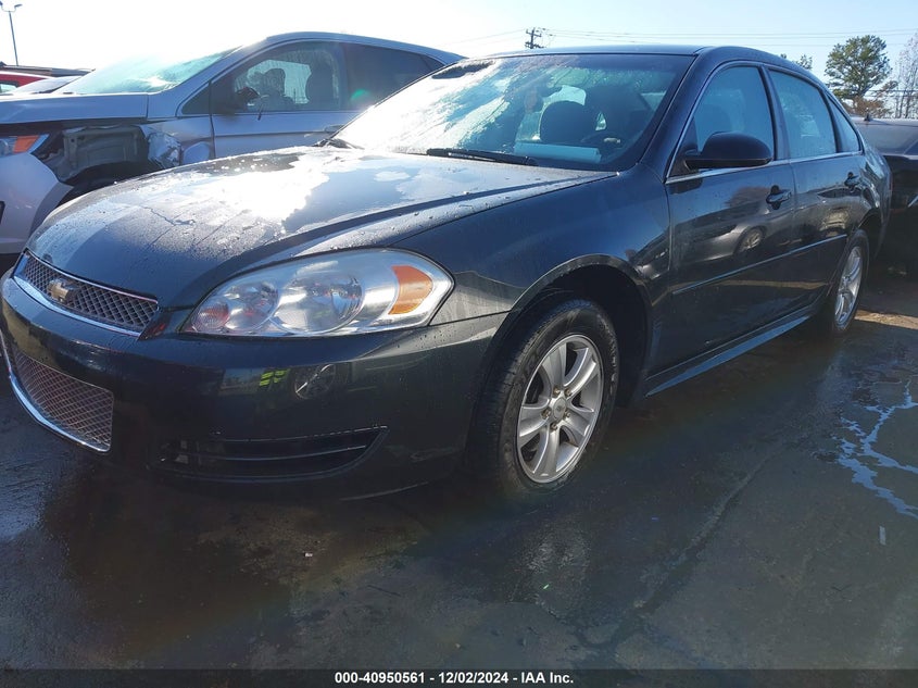 2012 CHEV IMPALA LS FLEET VIN: 2G1WF5E33C1144569