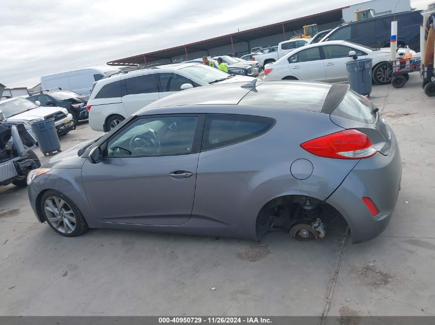 2016 HYUNDAI VELOSTER - KMHTC6AD0GU277481