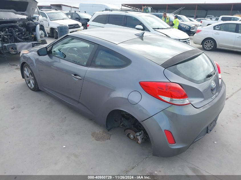 2016 Hyundai Veloster VIN: KMHTC6AD0GU277481 Lot: 40950729