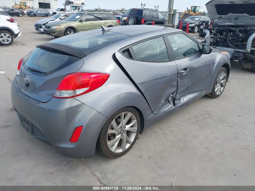 2016 Hyundai Veloster VIN: KMHTC6AD0GU277481 Lot: 40950729