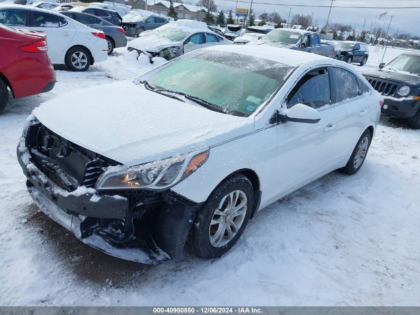 VIN 5NPE24AF6HH437350 2017 Hyundai Sonata, SE no.2